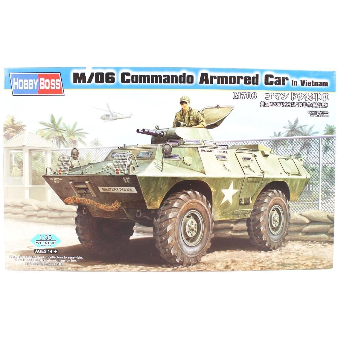 Hobbyboss 82418 1/35 Ölçek, M706 Zırhlı Personel Taşıyıcı (Vietnam), Plastik Model Kiti