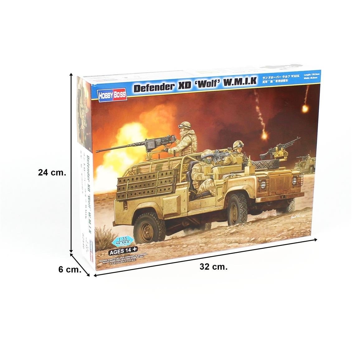 HobbyBoss 82446 1/35 Ölçek, Wolf W.M.I.K, Askeri Cip, Plastik Model Kiti