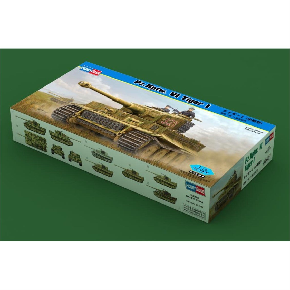Hobbyboss 82601 1/16 Ölçek, Pz.Kpfw. VI Tiger 1 Tankı, Plastik Model Kiti