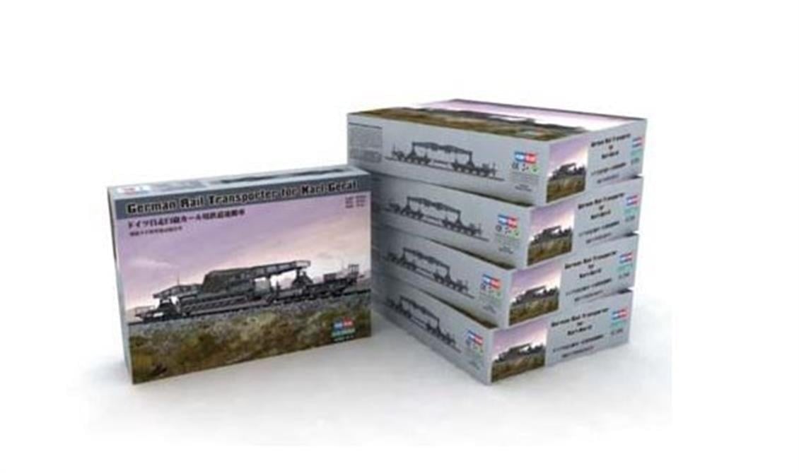 Hobbyboss 82906 1/72 Ölçek, Alman Demiryolu Nakliye Wagonu, Karl-Gerat için, Plastik Model Kiti