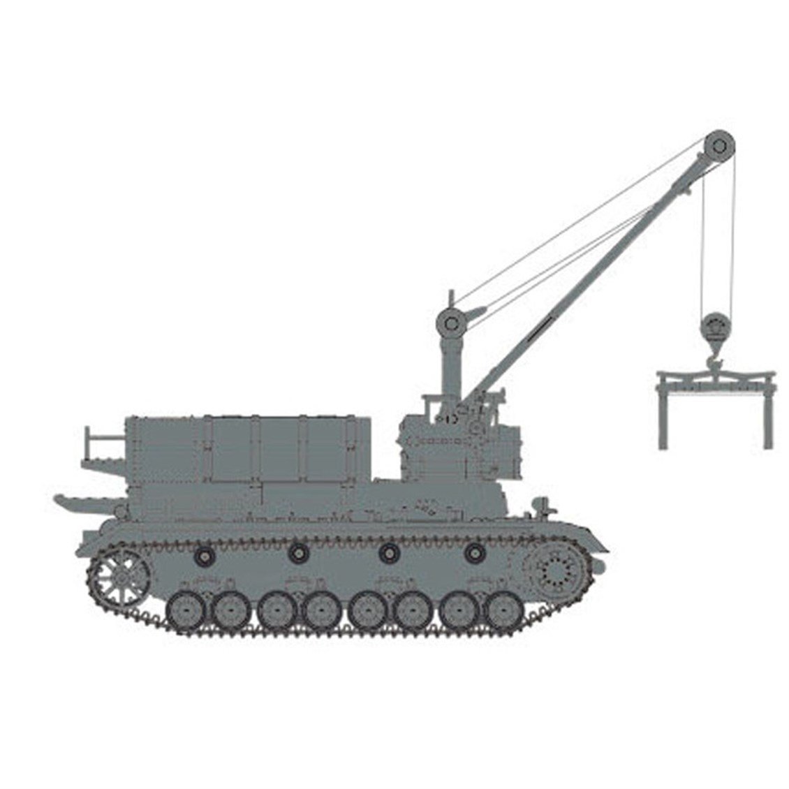 Hobbyboss 82907 1/72 Ölçek, German Munitionsschlepper Pz.Kpfw. IV Ausf. D/E, Plastik Model Kiti
