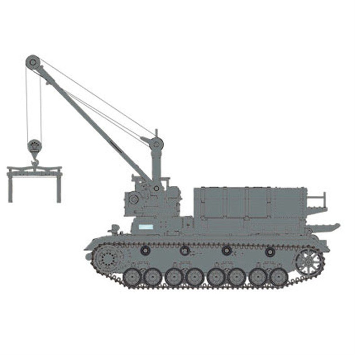 Hobbyboss 82907 1/72 Ölçek, German Munitionsschlepper Pz.Kpfw. IV Ausf. D/E, Plastik Model Kiti