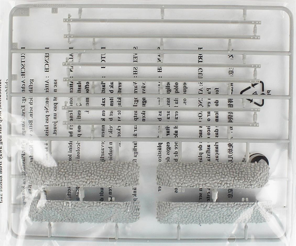 Hobbyboss 82909 1/72 Ölçek, Alman Demiryolu Dönüş Rayları, Plastik Model Kiti