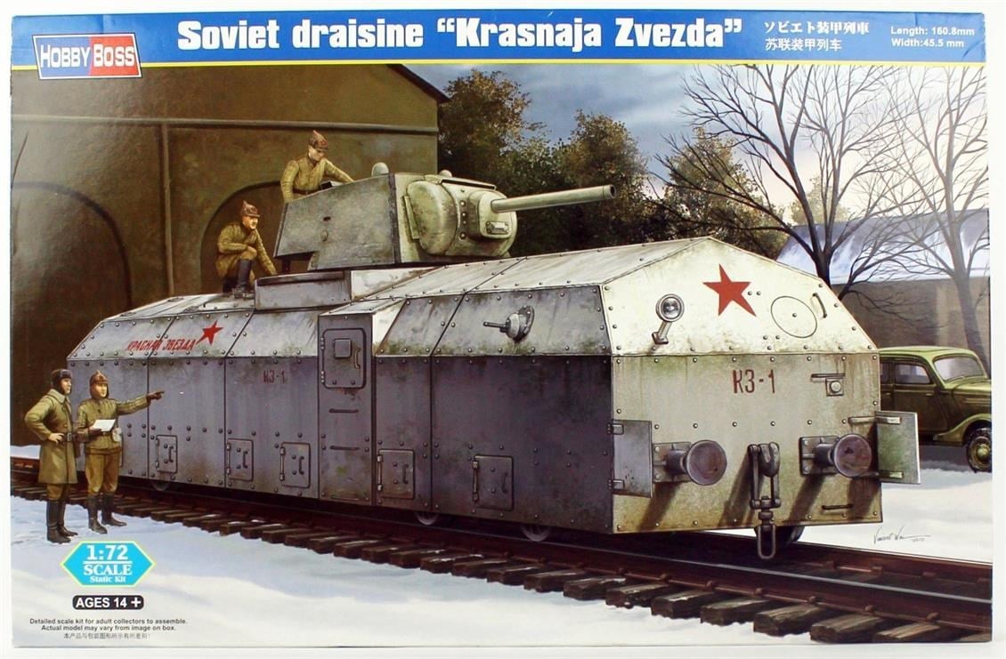 HobbyBoss 82912 1/72 Ölçek, Sovyet Zırhlı Treni , Plastik Model Kiti