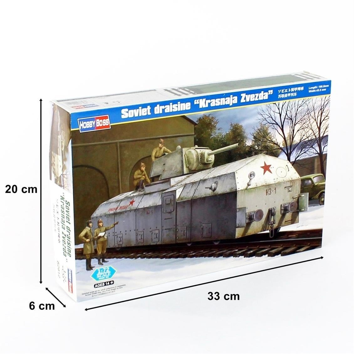 HobbyBoss 82912 1/72 Ölçek, Sovyet Zırhlı Treni , Plastik Model Kiti