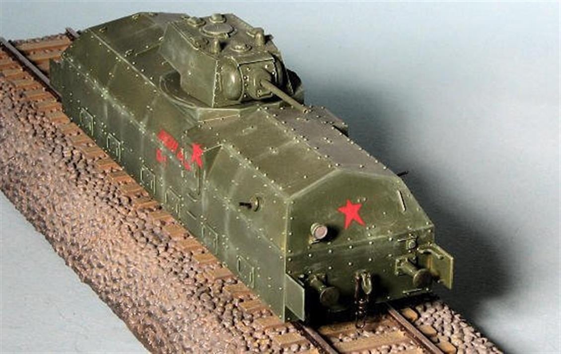 HobbyBoss 82912 1/72 Ölçek, Sovyet Zırhlı Treni , Plastik Model Kiti