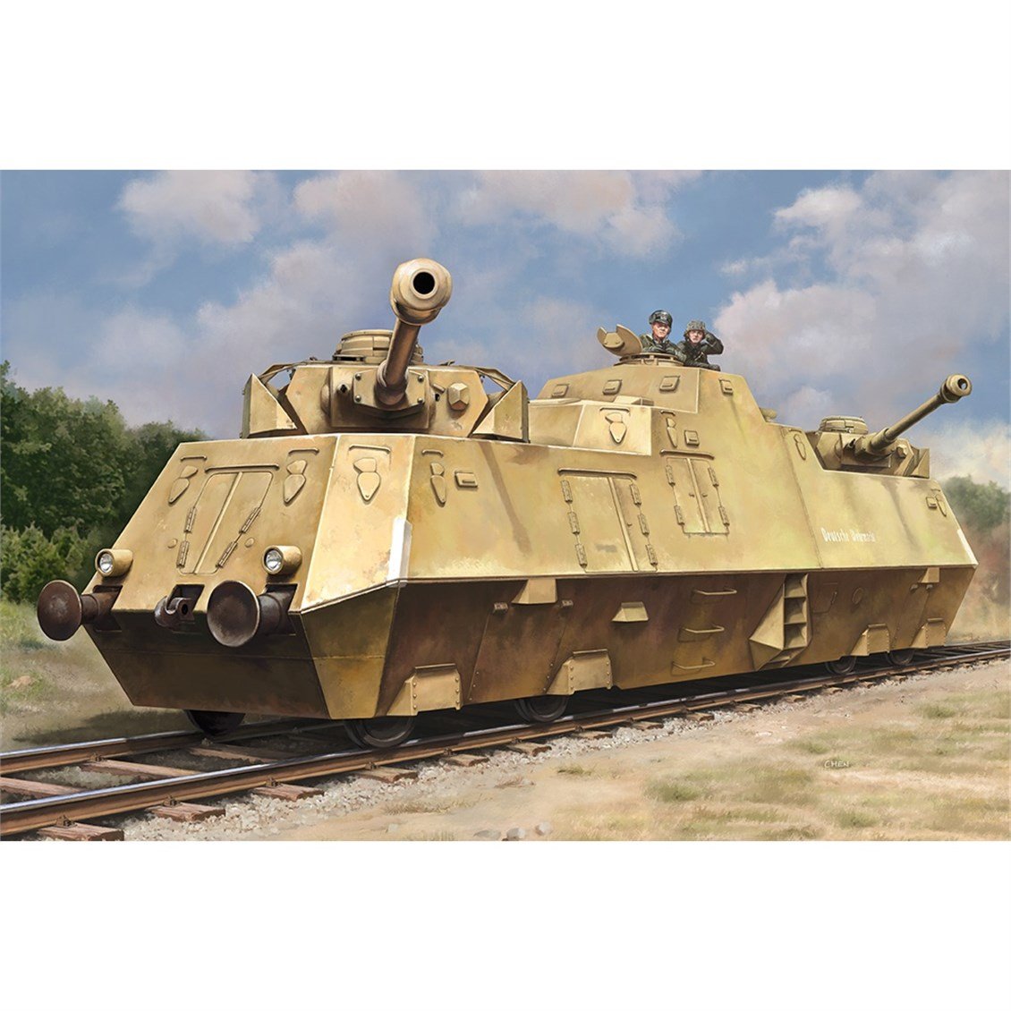 Hobbyboss 82953 1/72 Ölçek, Alman no.51 Tank Avcısı Vagonu, Plastik Model Kiti
