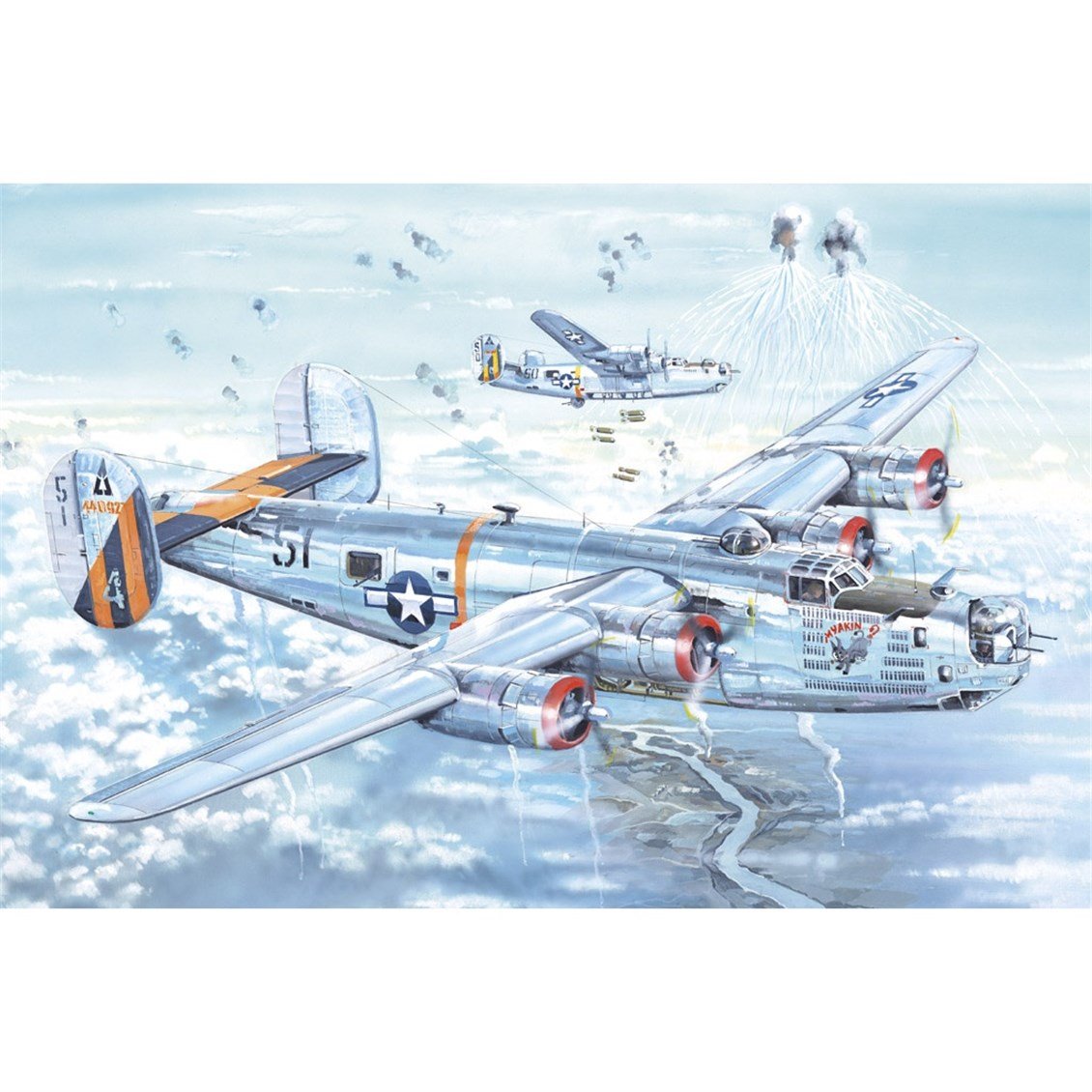 Hobbyboss 83211 1/32 Ölçek, B-24J Liberator, Savaş Uçağı Plastik Model Kiti