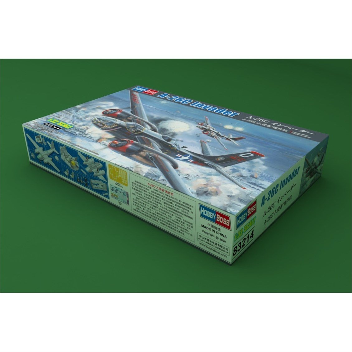 Hobbyboss 83214 1/32 Ölçek, A-26C Invader, Savaş Uçağı Plastik Model Kiti