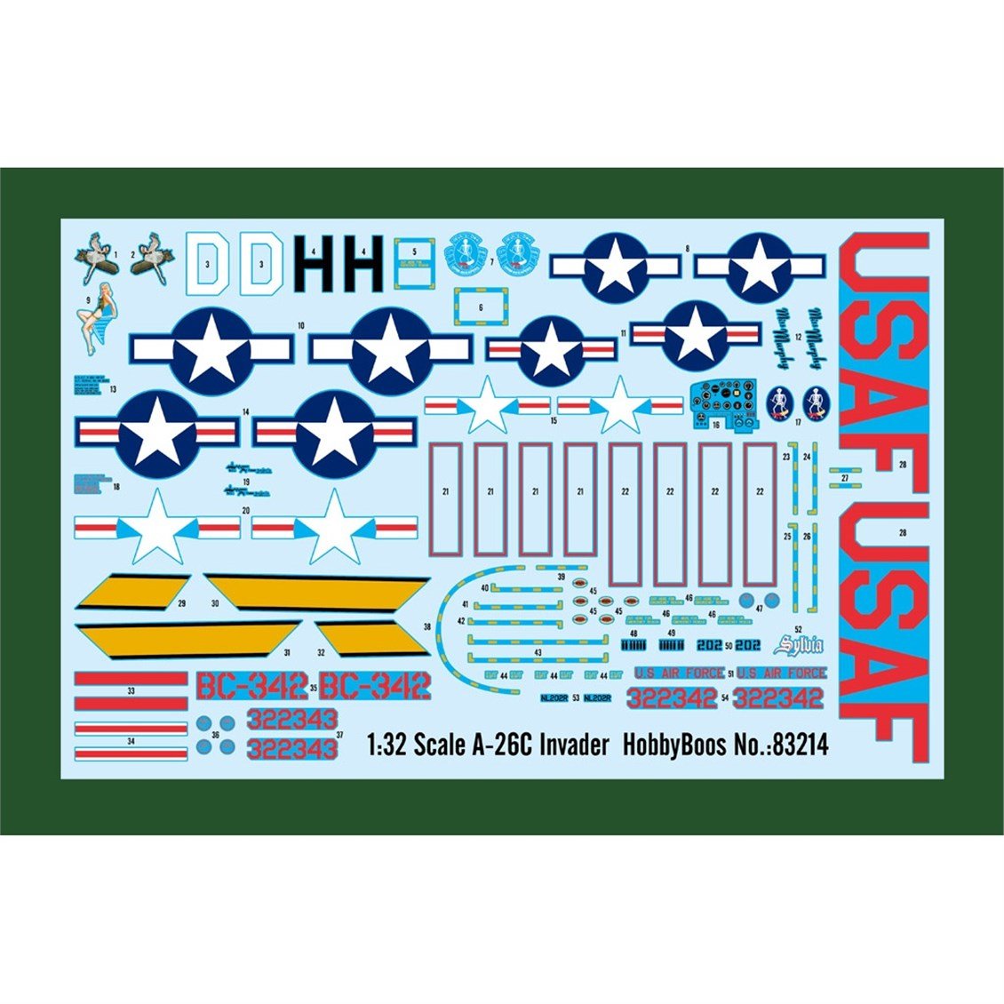 Hobbyboss 83214 1/32 Ölçek, A-26C Invader, Savaş Uçağı Plastik Model Kiti