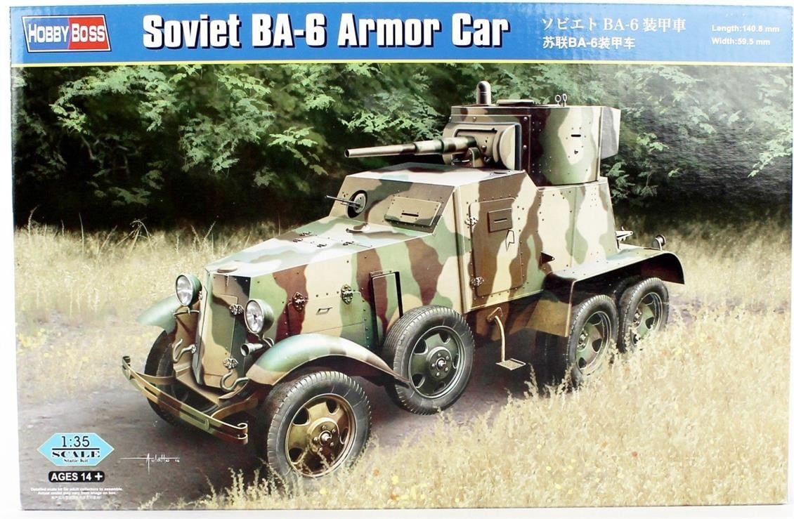 HobbyBoss 83839 1/35 Ölçek, Sovyet Zırhlı otomobili, Plastik Model Kiti