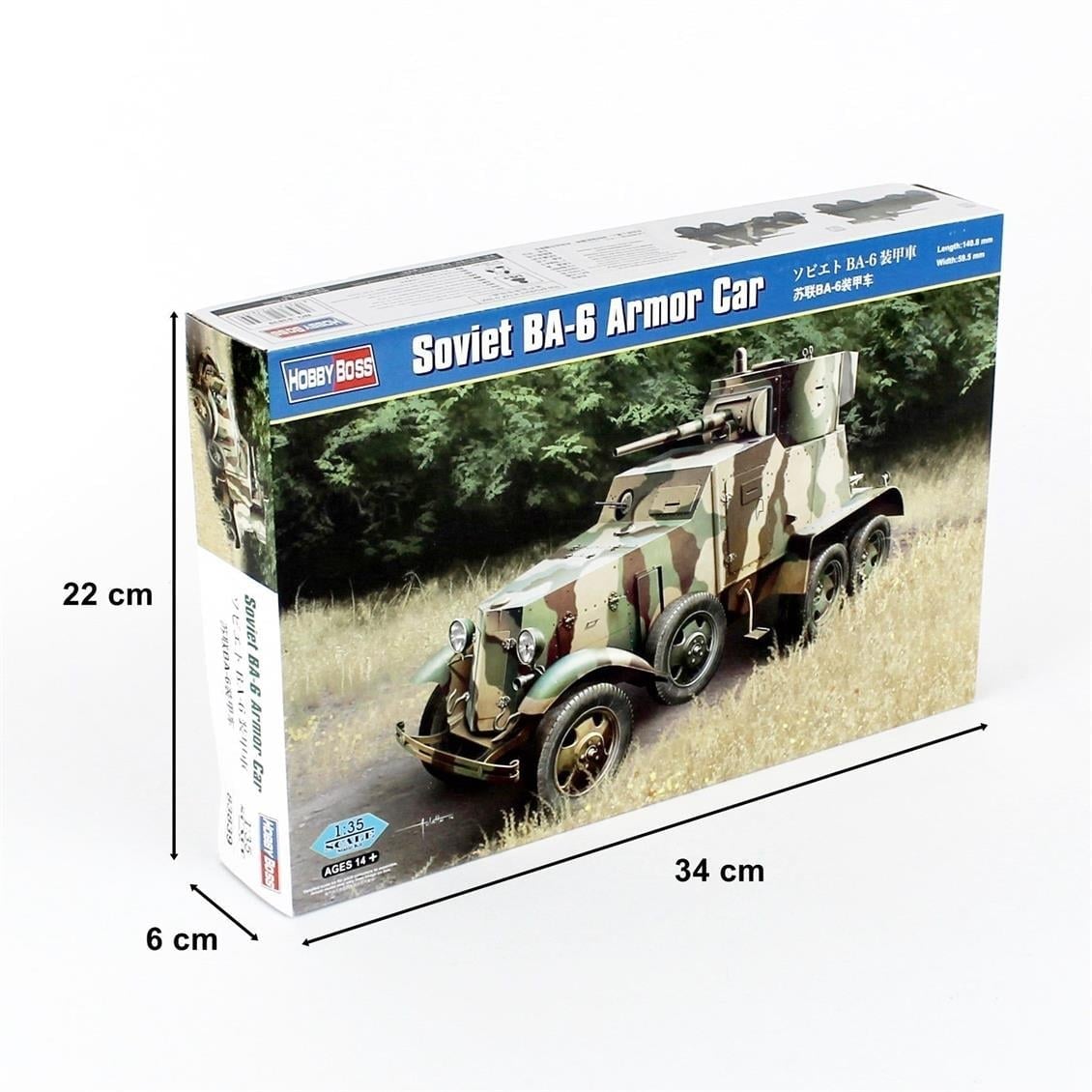 HobbyBoss 83839 1/35 Ölçek, Sovyet Zırhlı otomobili, Plastik Model Kiti