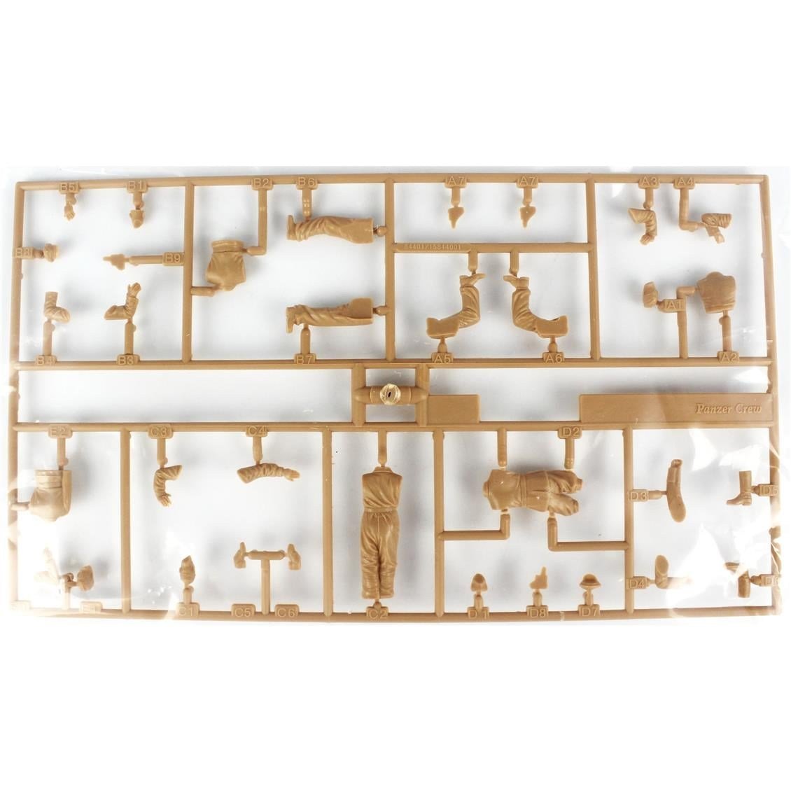 HobbyBoss 84401 1/35 Ölçek, Alman Tank Mürettebatı (Normandy 1944), Plastik Figür Kiti