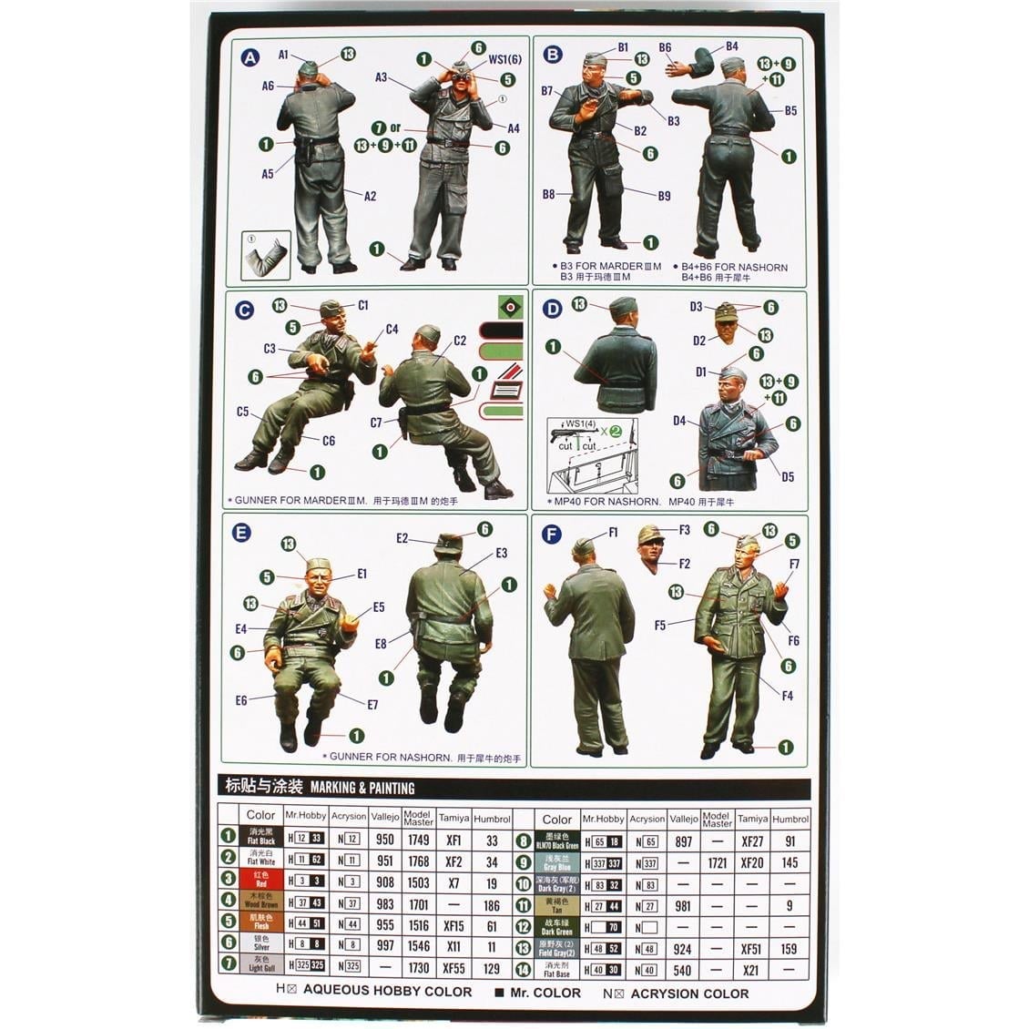 HobbyBoss 84407 1/35 Ölçek, Alman SPG Topçuları (Vol.2), Plastik Figür Kiti