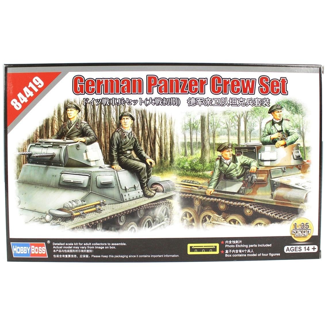 HobbyBoss 84419 1/35 Ölçek, lman Tank Mürettebatı, Plastik Figür Kiti