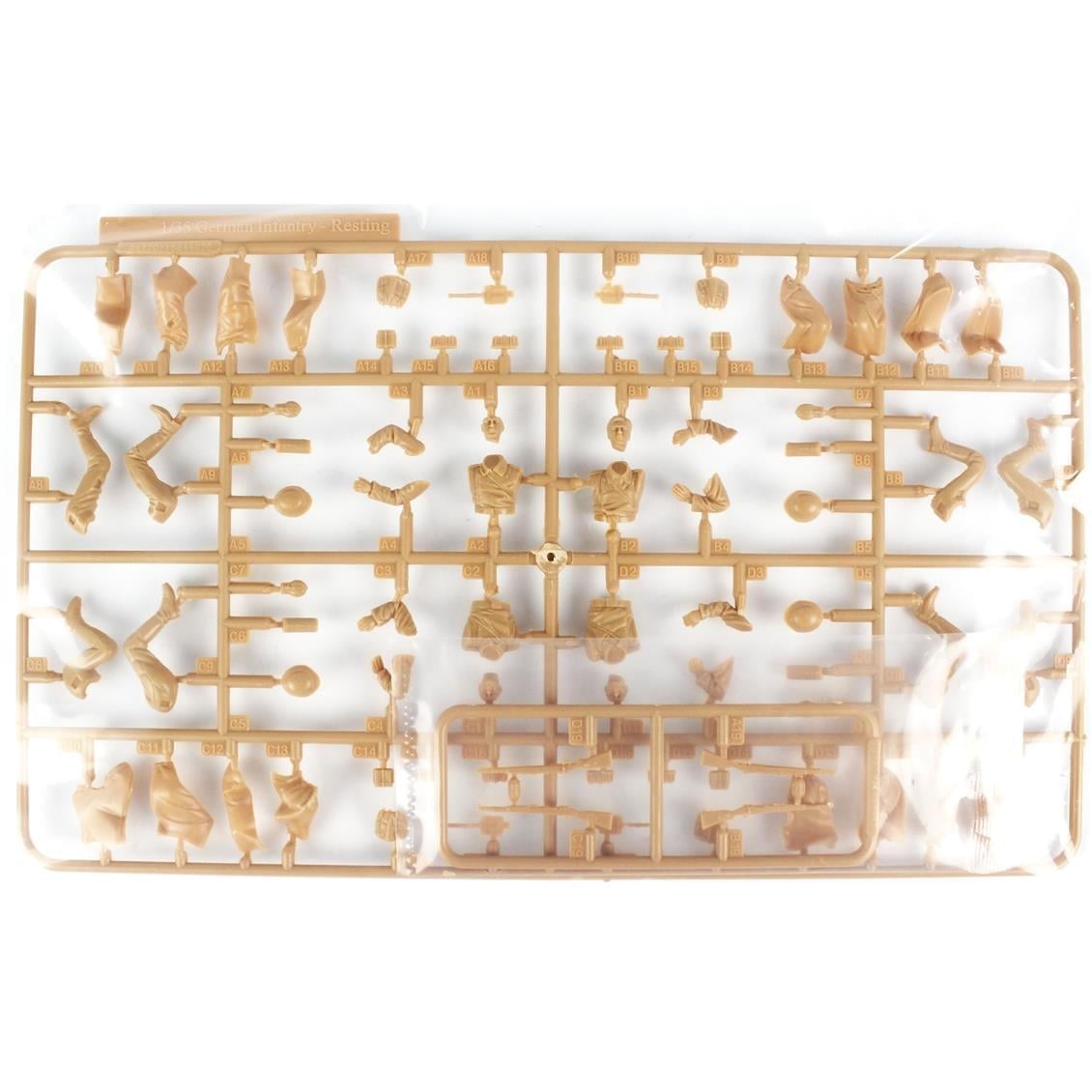 HobbyBoss 84420 1/35 Ölçek, Alman Piyadeleri (İstirahatte), Plastik Figür Kiti