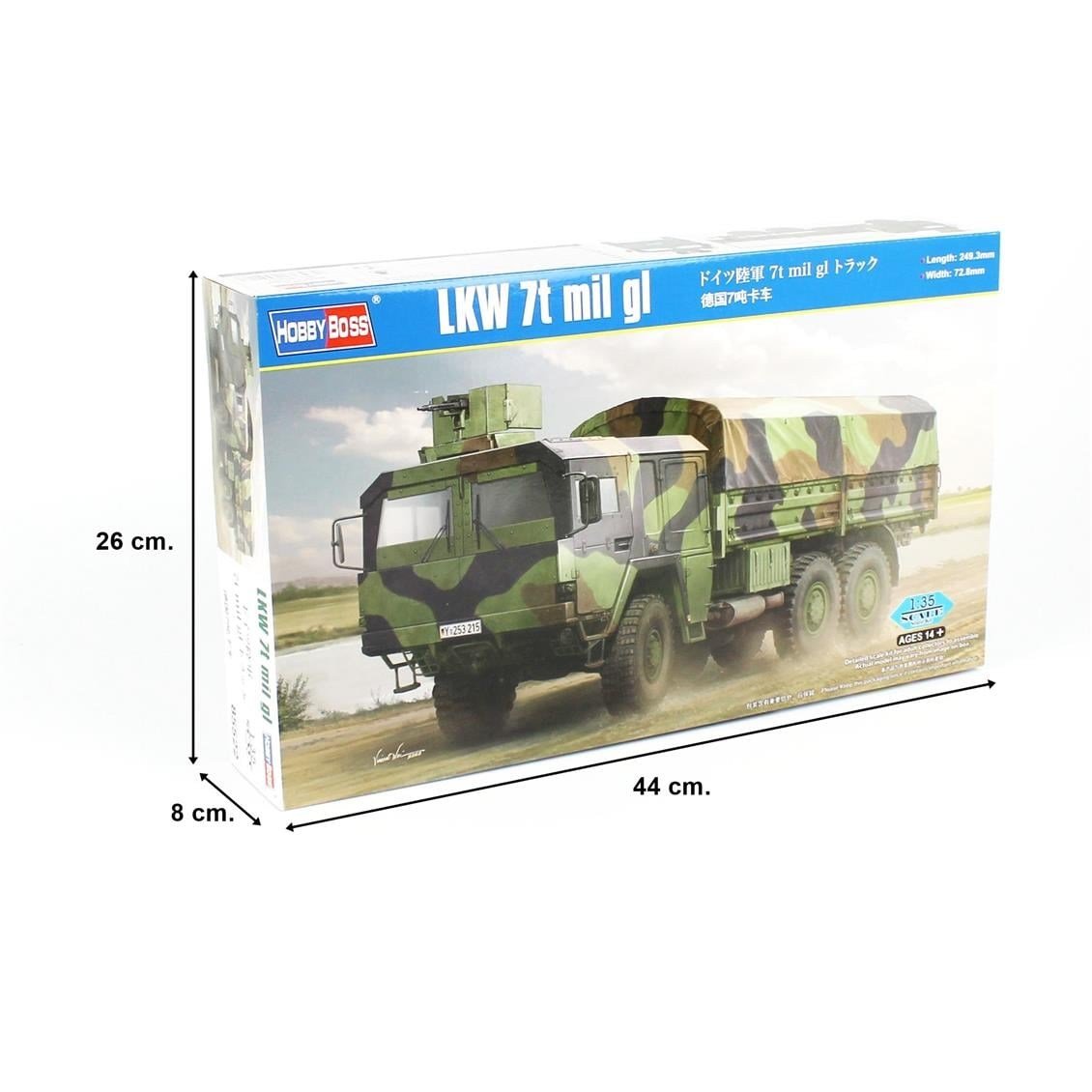 HobbyBoss 85522 1/35 Ölçek, LKW 7t mil gl, Askeri Kamyon, Plastik Model Kiti