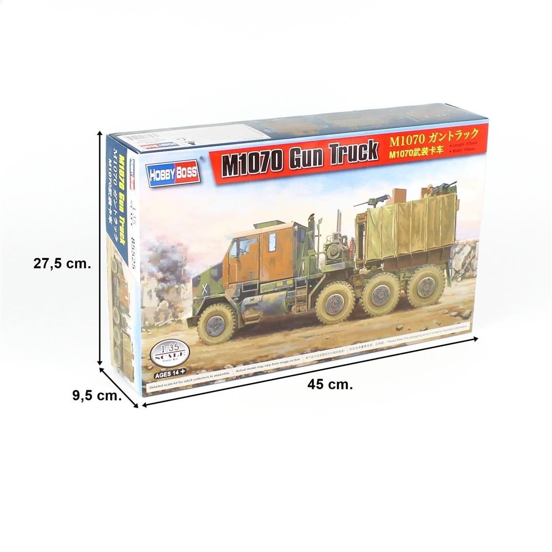 HobbyBoss 85525 1/35 Ölçek, M1070, Askeri Kamyon, Plastik Model Kiti