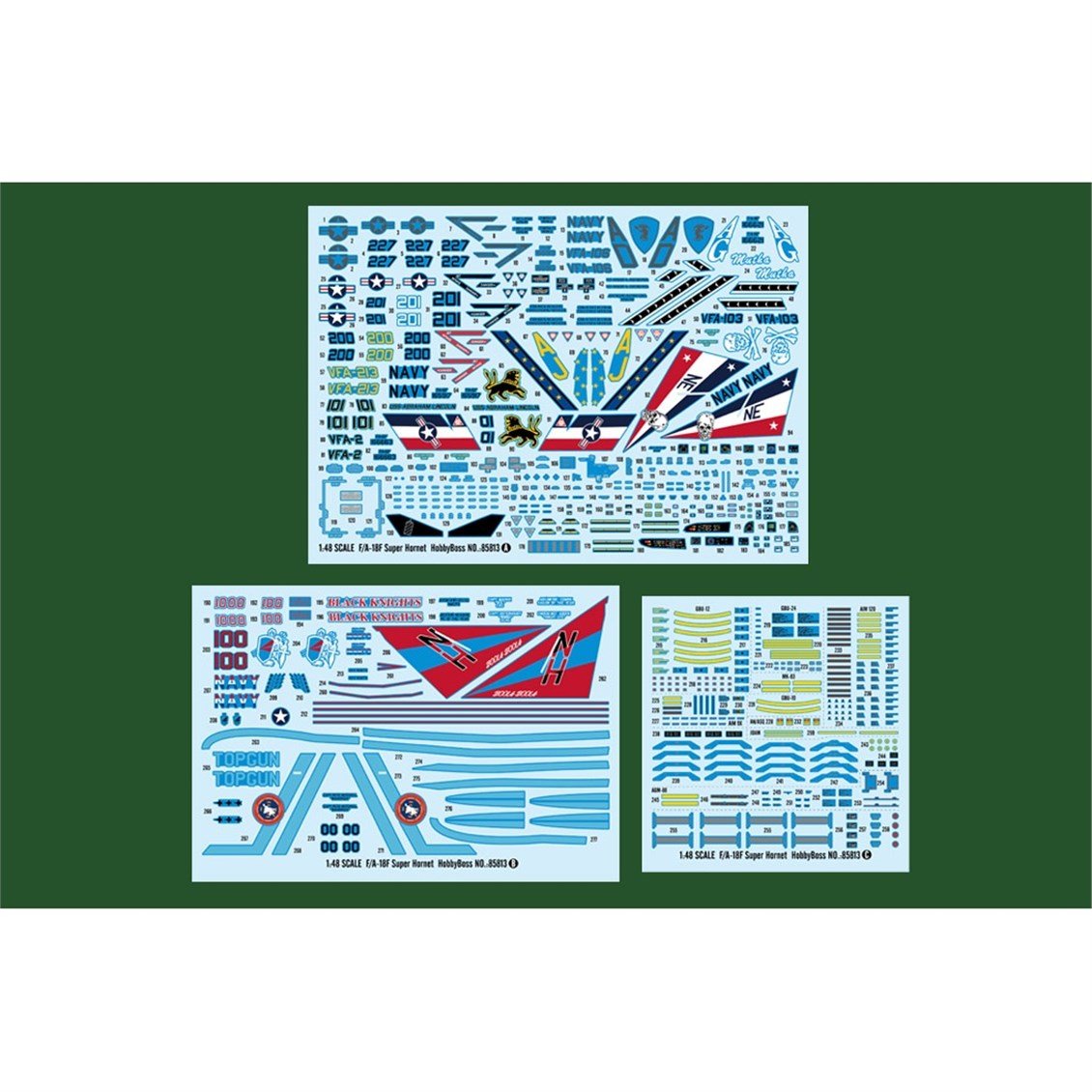 Hobbyboss 85813 1/48 Ölçek, F/A-18F Super Hornet, Savaş Uçağı Plastik Model Kiti
