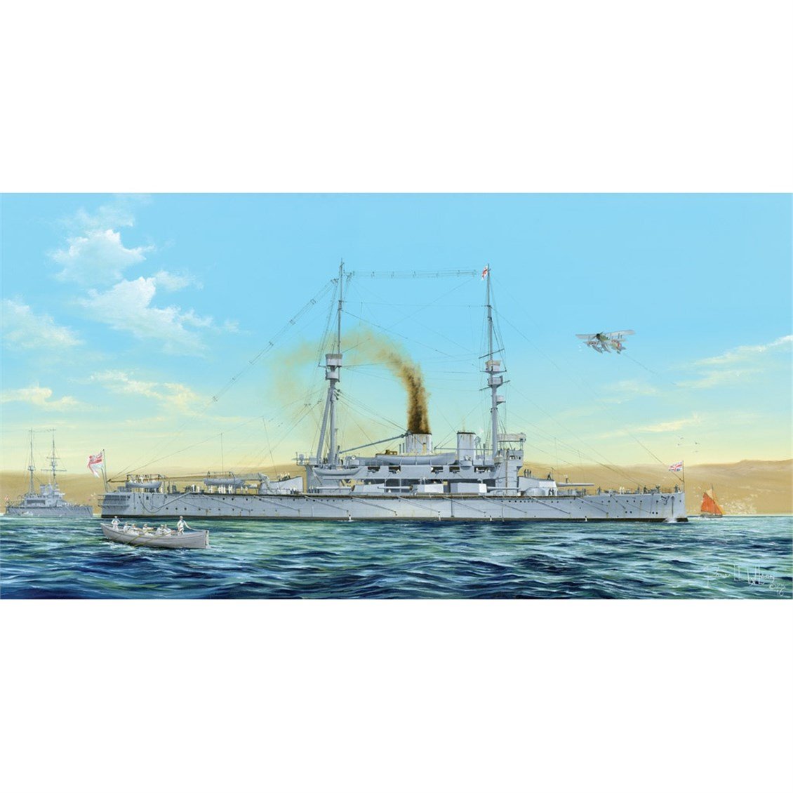 Hobbyboss 86509 1/350 Ölçek, HMS Agamenon Savaş Gemisi, Plastik Model Kiti