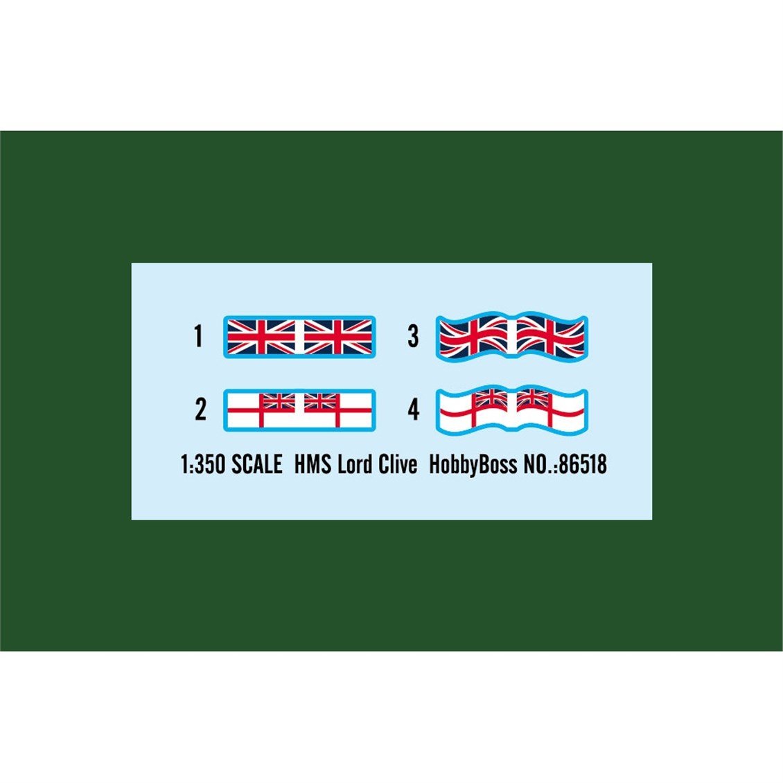 Hobbyboss 86518 1/350 Ölçek, HMS Lord Clive Savaş Gemisi, Plastik Model KitiPlastik Model Kiti