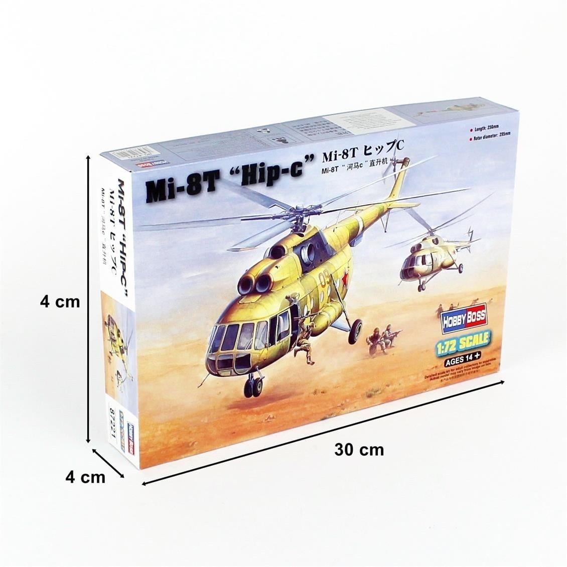HobbyBoss 87221 1/72 Ölçek, Mi-17 Hip-H E Helikopteri, Plastik Model Kiti