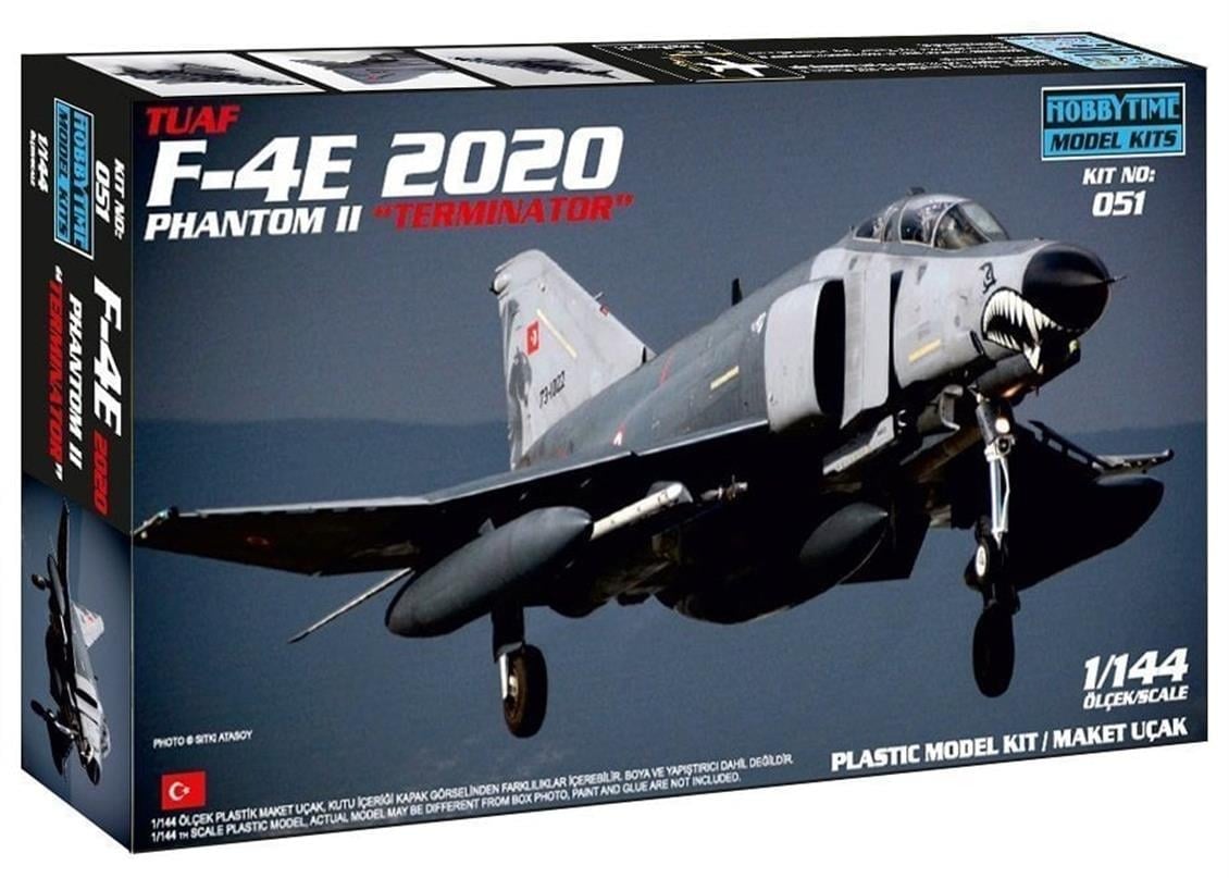 Hobbytime 051 1/144 Ölçek, F-4E Phantom II, Plastik Model kiti