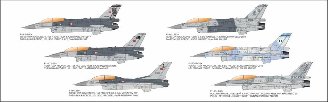 Hobbytime 054 1/32 Ölçek, F-16D , Plastik Model kiti