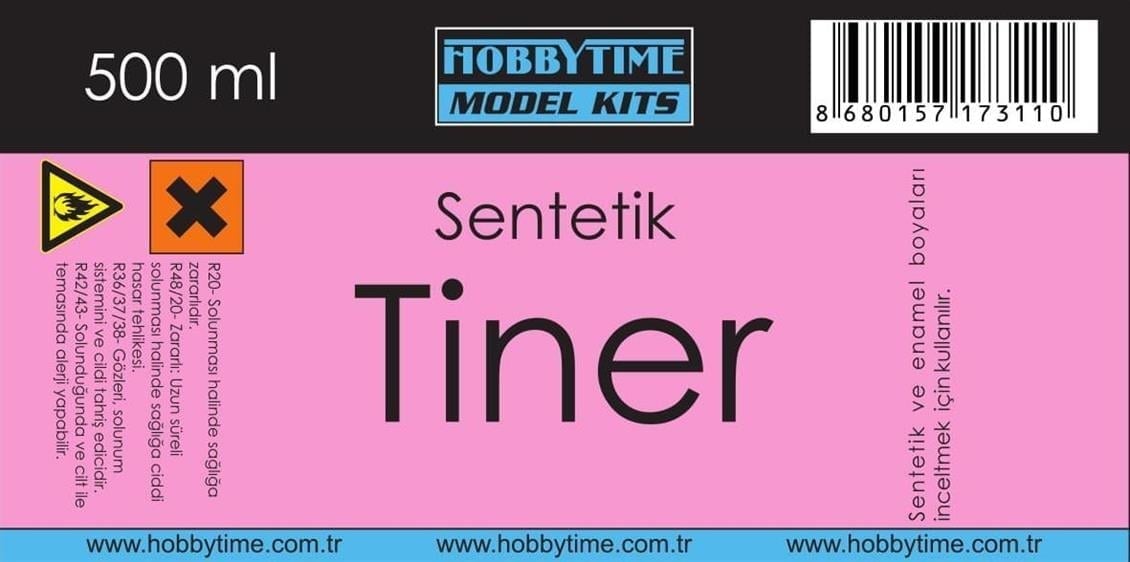 Hobbytime 311 Sentetik Tiner-500 Ml.