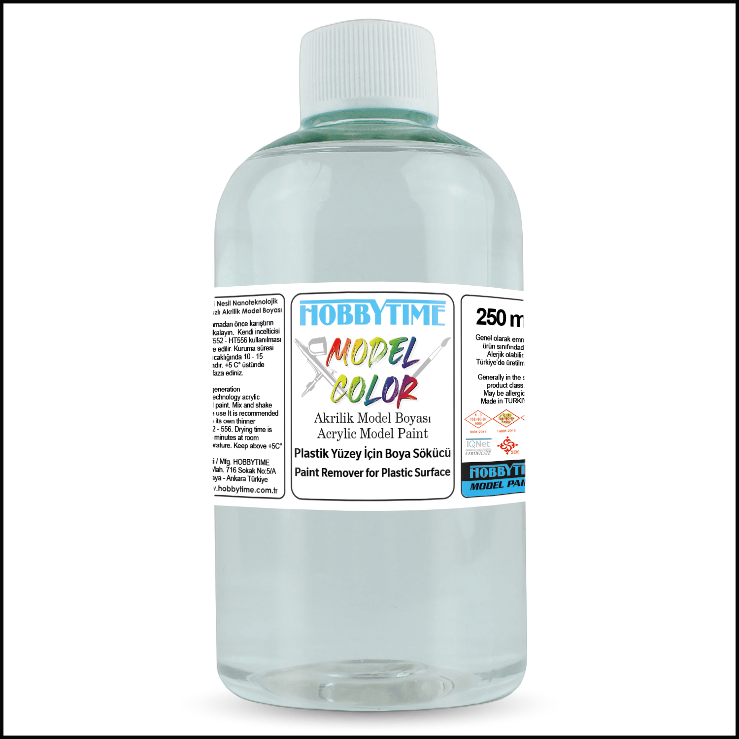 Hobbytime 562 50 ml. Enamel, Laker El Aleti Temizleme Sıvısı (Enamel and Laquer Tool Cleaner)