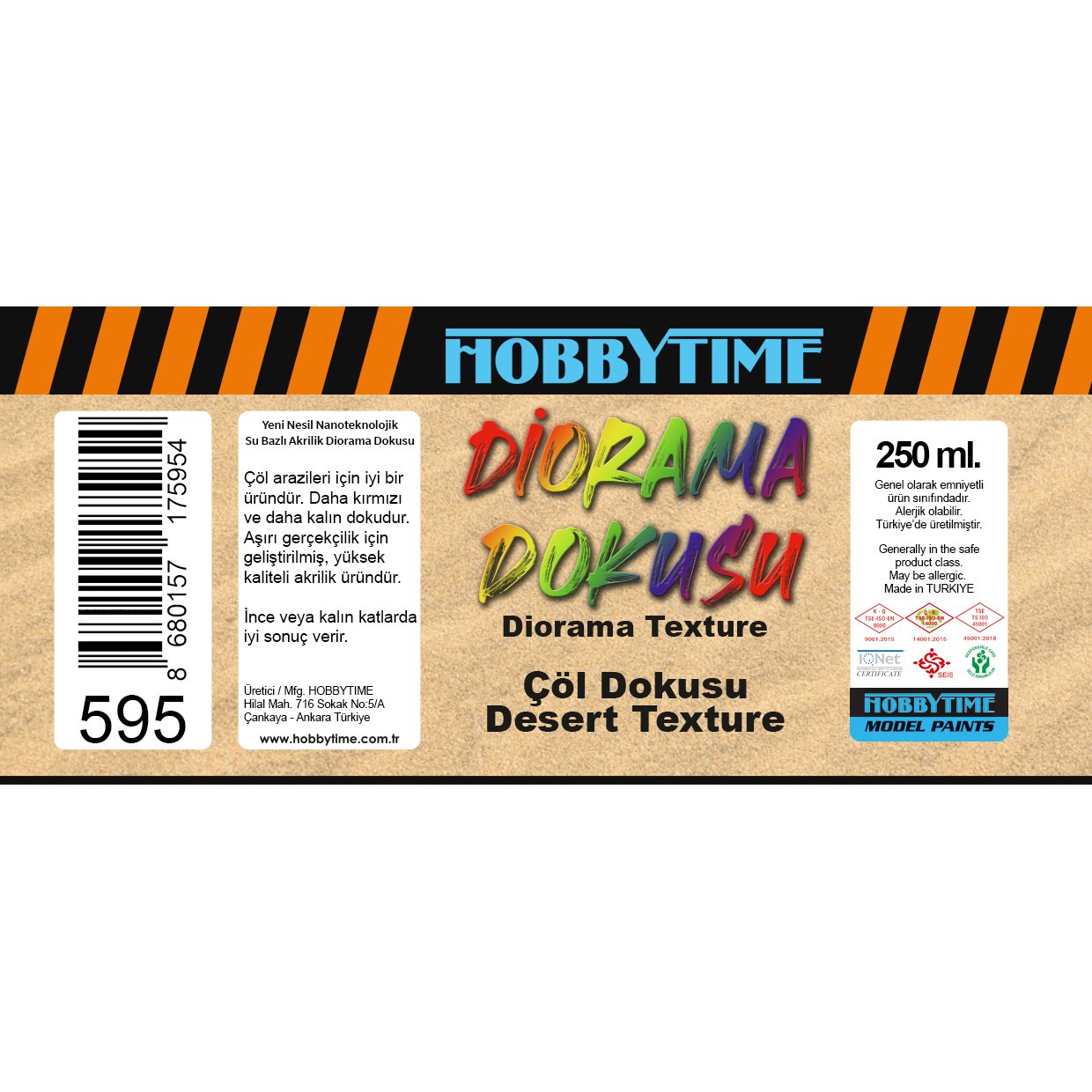 Hobbytime 595 250 ml. Çöl Dokusu (Desert Texture)