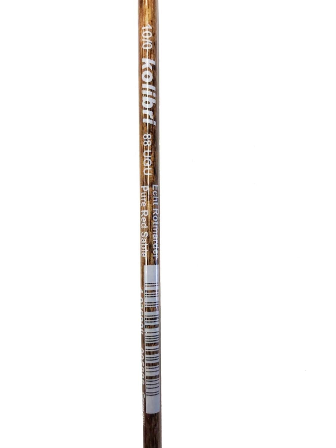 Hobbytime 751 10X0 Kırmızı Samur Kıl,Altın Kaplama Bilezik