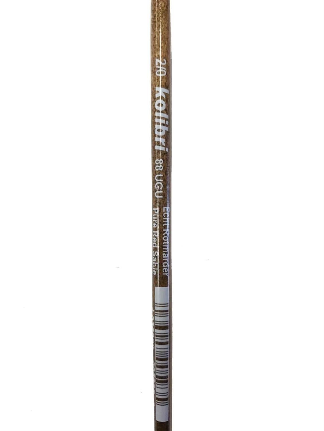 Hobbytime 754 2X0 Kırmızı Samur Kıl,Altın Kaplama Bilezik,