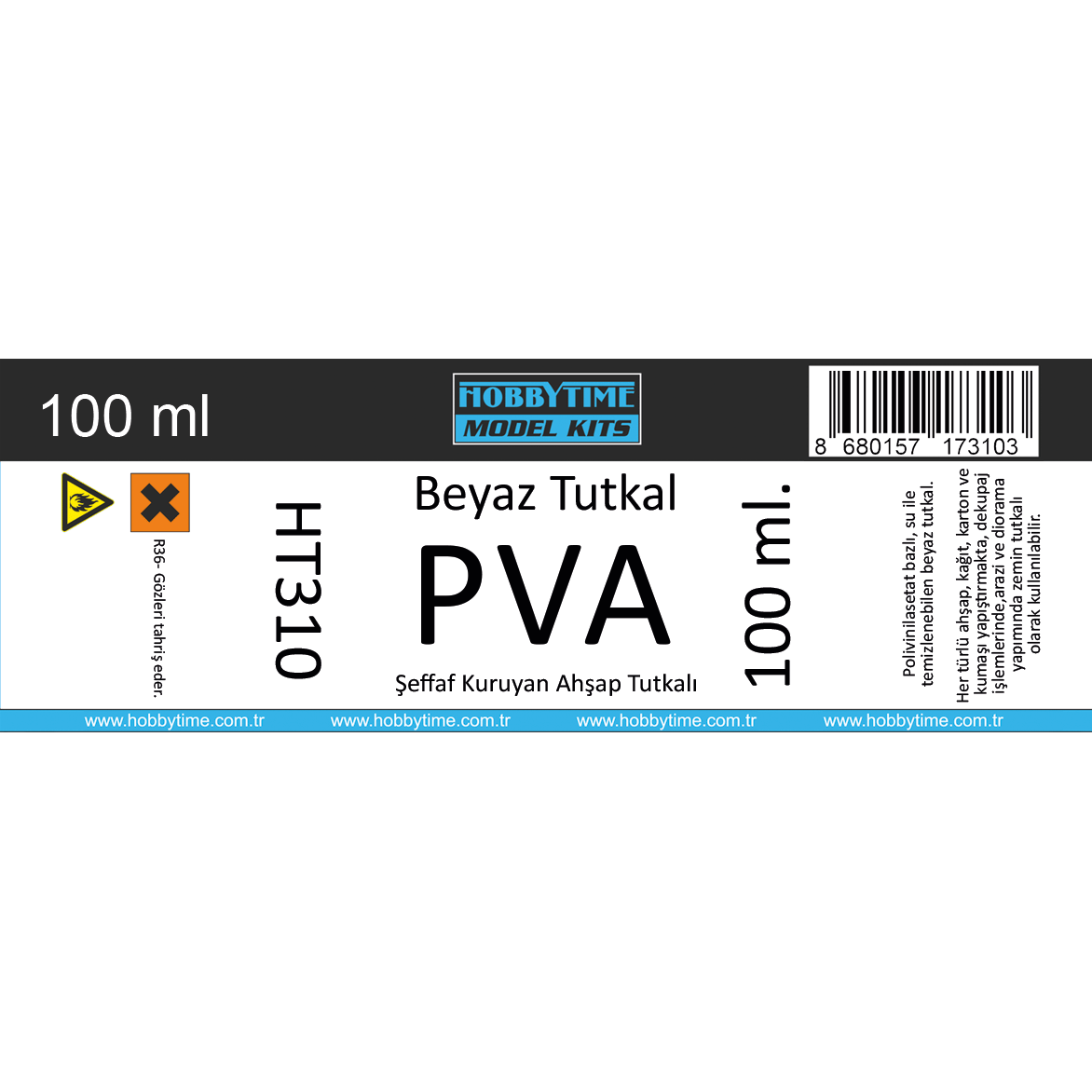 Hobbytime Ahşap Tutkalı ve Uygulama Ucu, 100 Gram