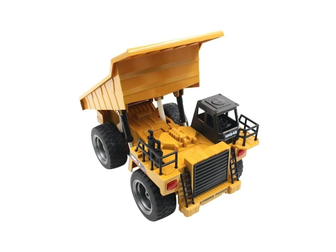 Huina 1540 1/18 Ölçek,Kaya Taşıma Kamyonu, Metal Kabinli, 6 Kanal Uzaktan Kumandalı İş Makinası