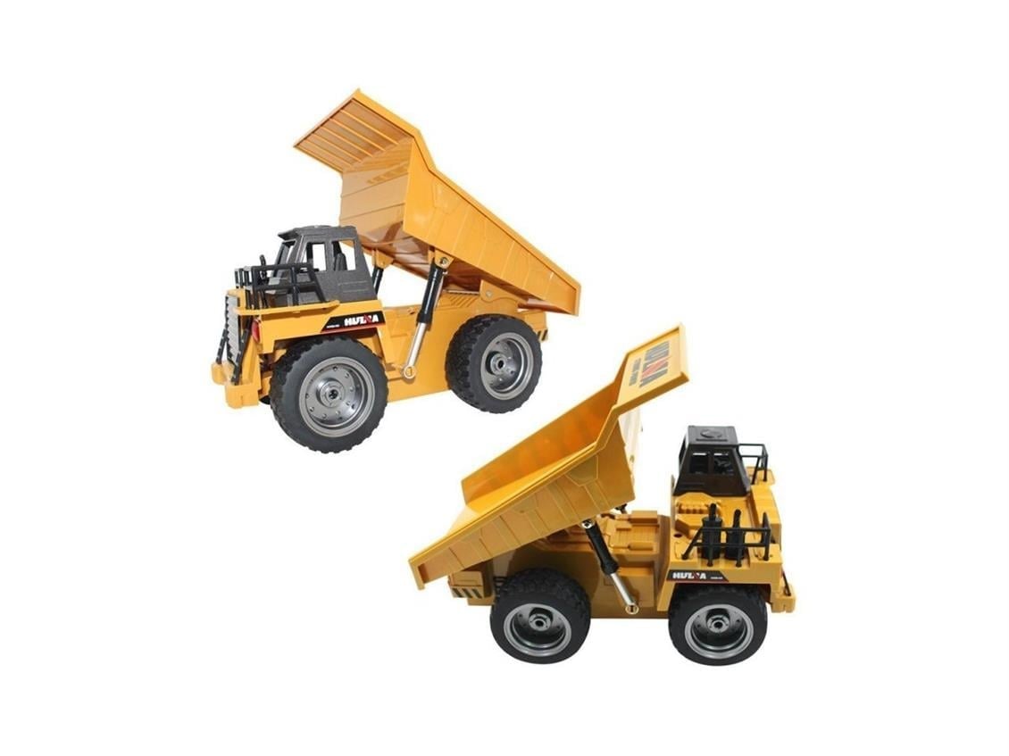 Huina 1540 1/18 Ölçek,Kaya Taşıma Kamyonu, Metal Kabinli, 6 Kanal Uzaktan Kumandalı İş Makinası
