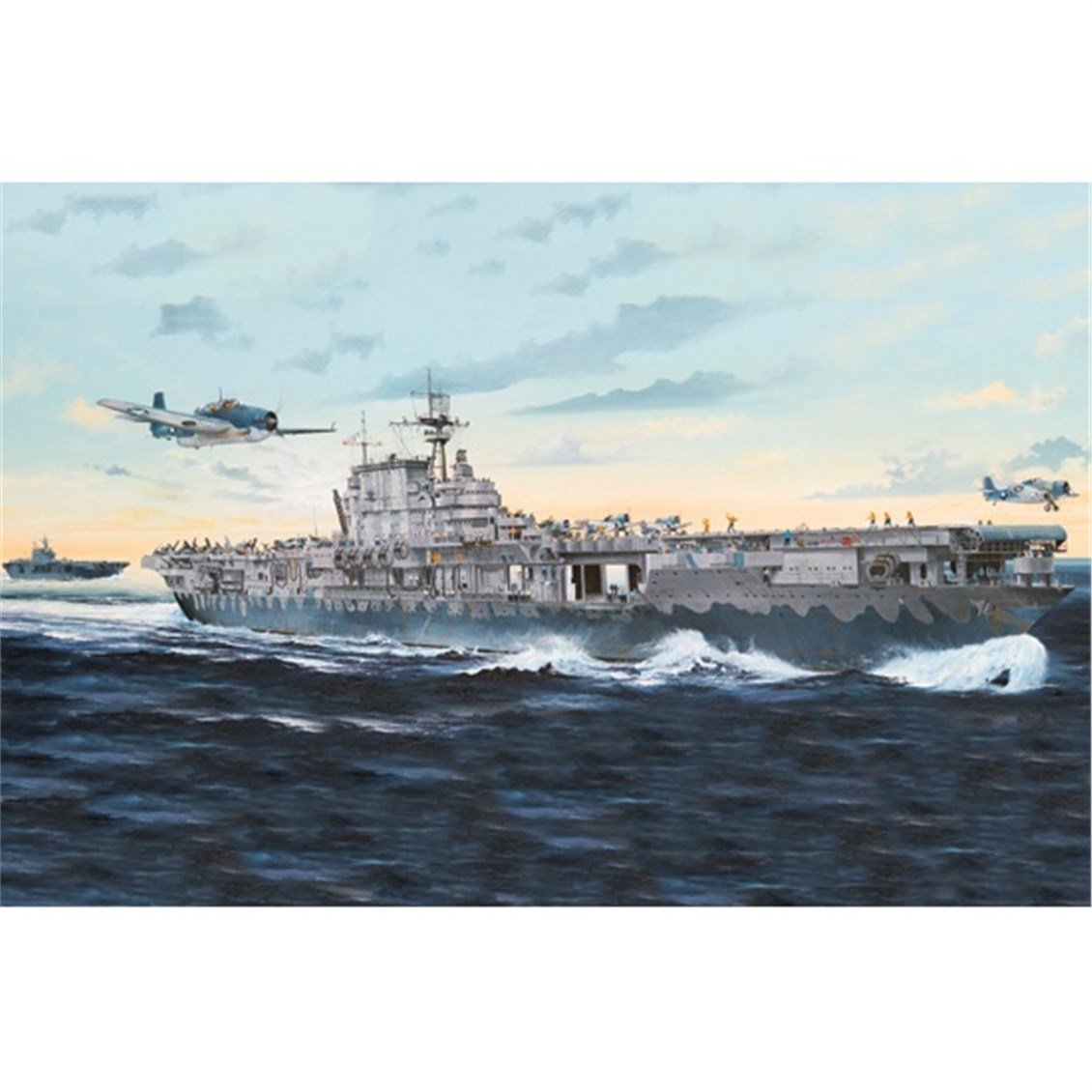 I Love Kit 62001 1/200 Ölçek, USS Hornet CV-8 Uçak Gemisi, Plastik Model Kiti