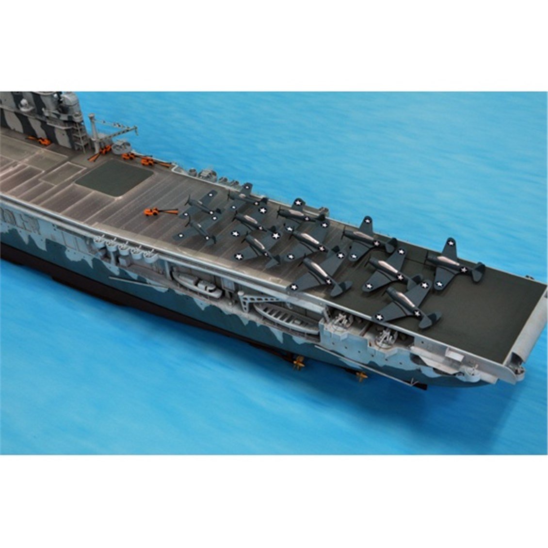 I Love Kit 62001 1/200 Ölçek, USS Hornet CV-8 Uçak Gemisi, Plastik Model Kiti