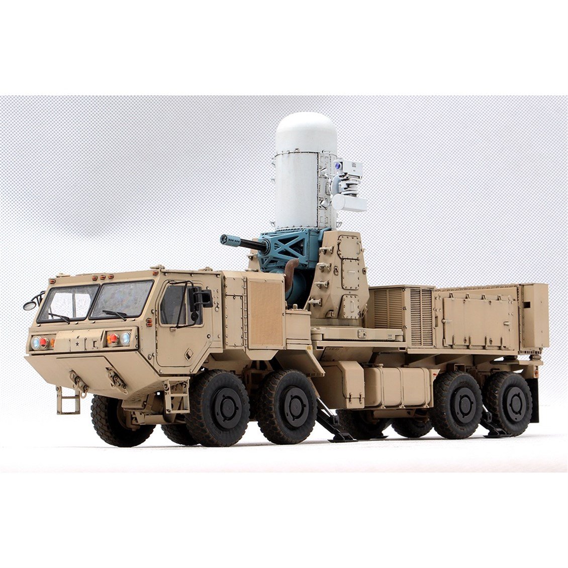 I Love Kit 63526 1/35 Ölçek, US C-RAM Füze Savunma Sistemi ve HEMTT A3 Çekici, Plastik Model Kiti