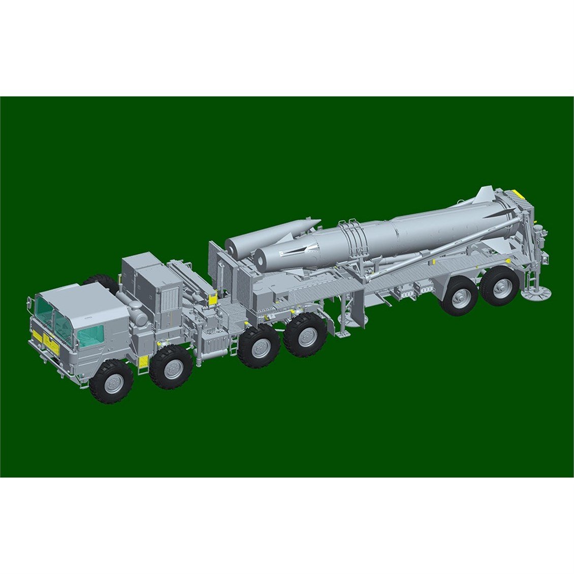 I Love Kit 63527 1/35 Ölçek, M1001 Füze Savunma Sistemi ve M790 Fırlatma Römorku, Plastik Model Kiti
