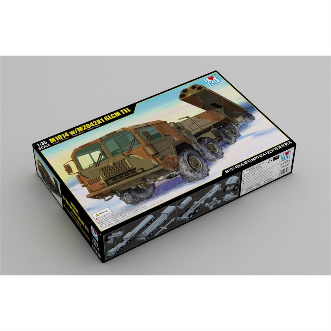 I Love Kit 63528 1/35 Ölçek, M1014 Kamyonu ve M2042A1 GLCM TEL Füze Savunma Sistemi, Plastik Model Kiti