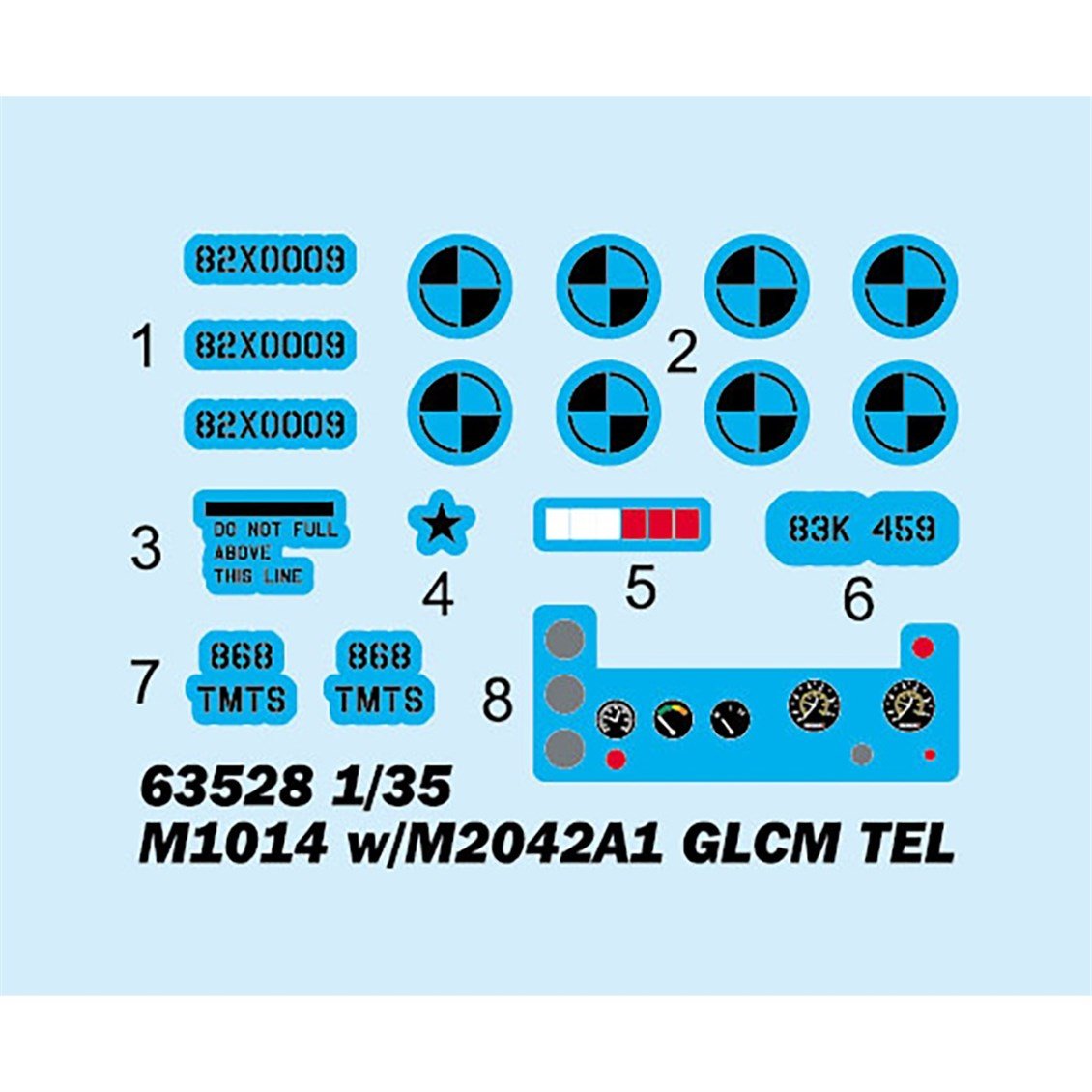 I Love Kit 63528 1/35 Ölçek, M1014 Kamyonu ve M2042A1 GLCM TEL Füze Savunma Sistemi, Plastik Model Kiti