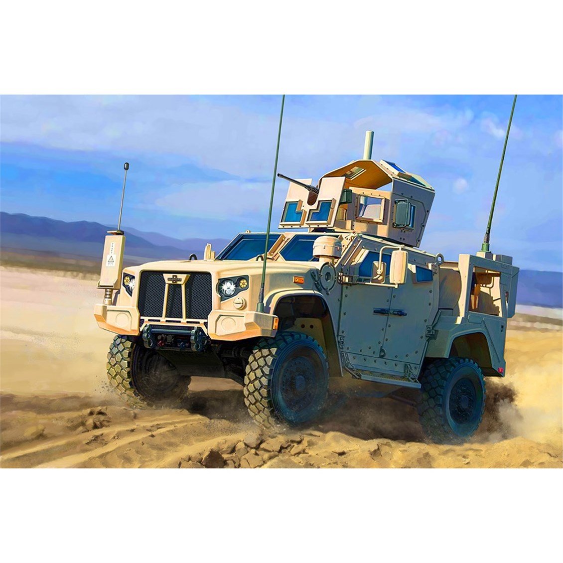 I Love Kit 63536 1/35 Ölçek, M1278 Ağır Silahlı, Genel Amaçlı (JLTV-GP) Zırhlı Arac, Plastik Model Kiti