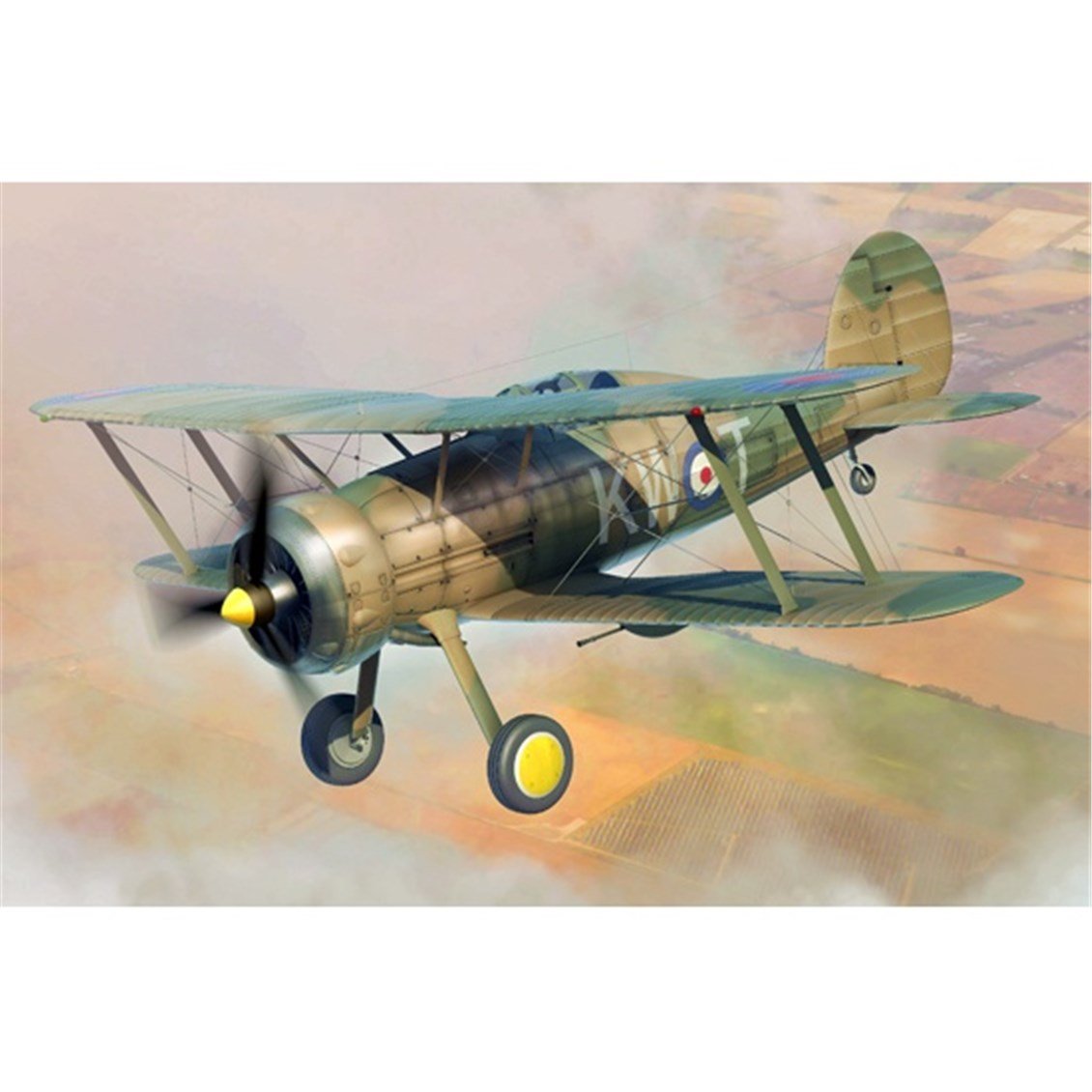 I Love Kit 64804 1/48 Ölçek, Gloster Gladiator MK.2, Savaş Uçağı Plastik Model Kiti