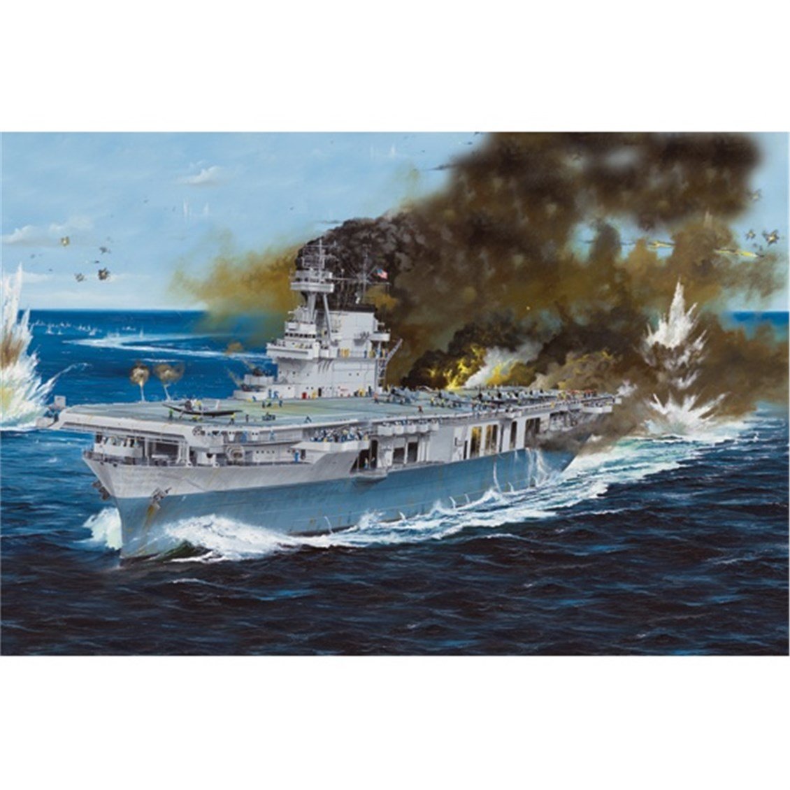 I Love Kit 65301 1/350 Ölçek, USS Yorktown CV-5, Uçak Gemisi Plastik Model Kiti