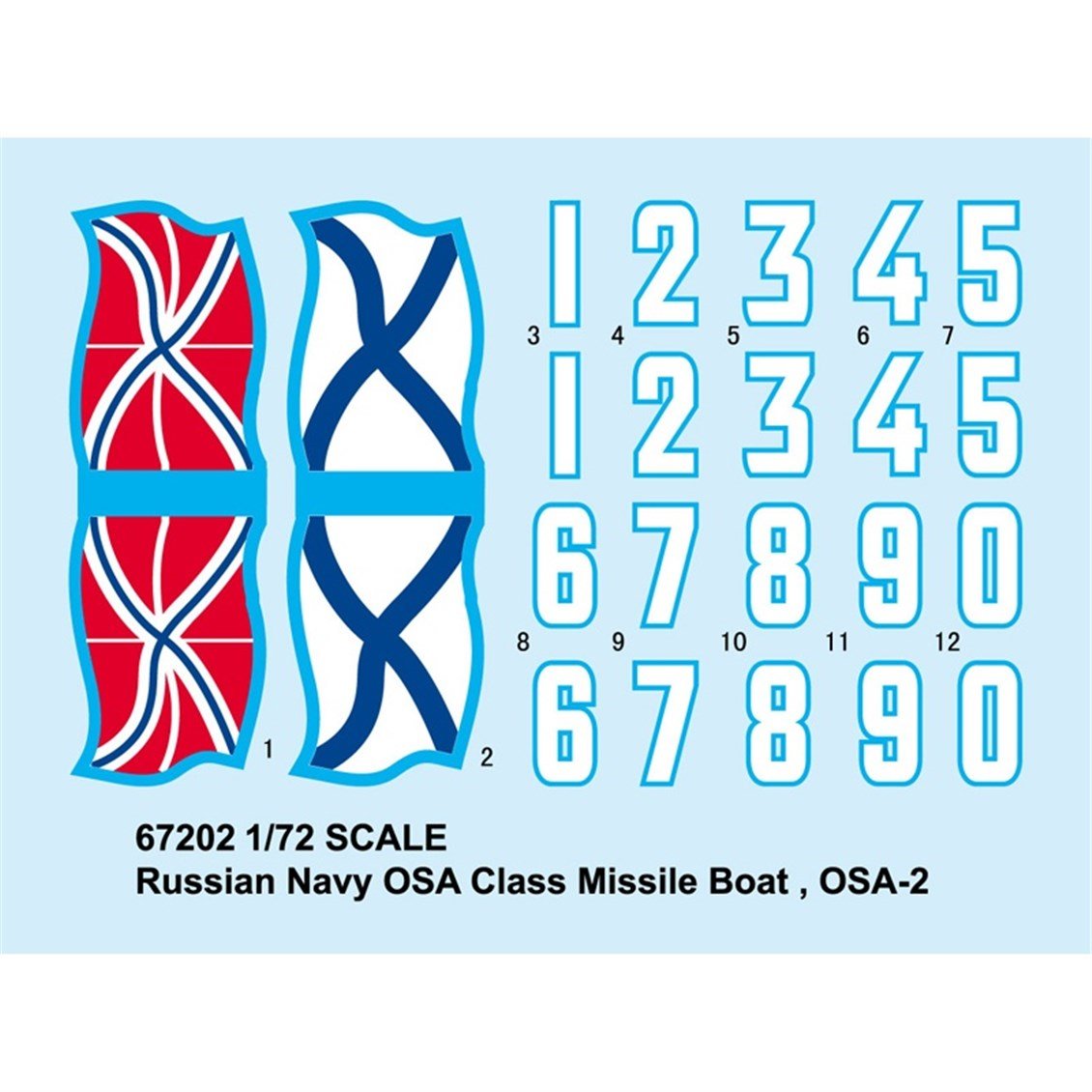 I Love Kit 67202 1/72 Ölçek, Rus Donanması OSA Sınıfı Hücumbot OSA-2, Plastik Model Kiti