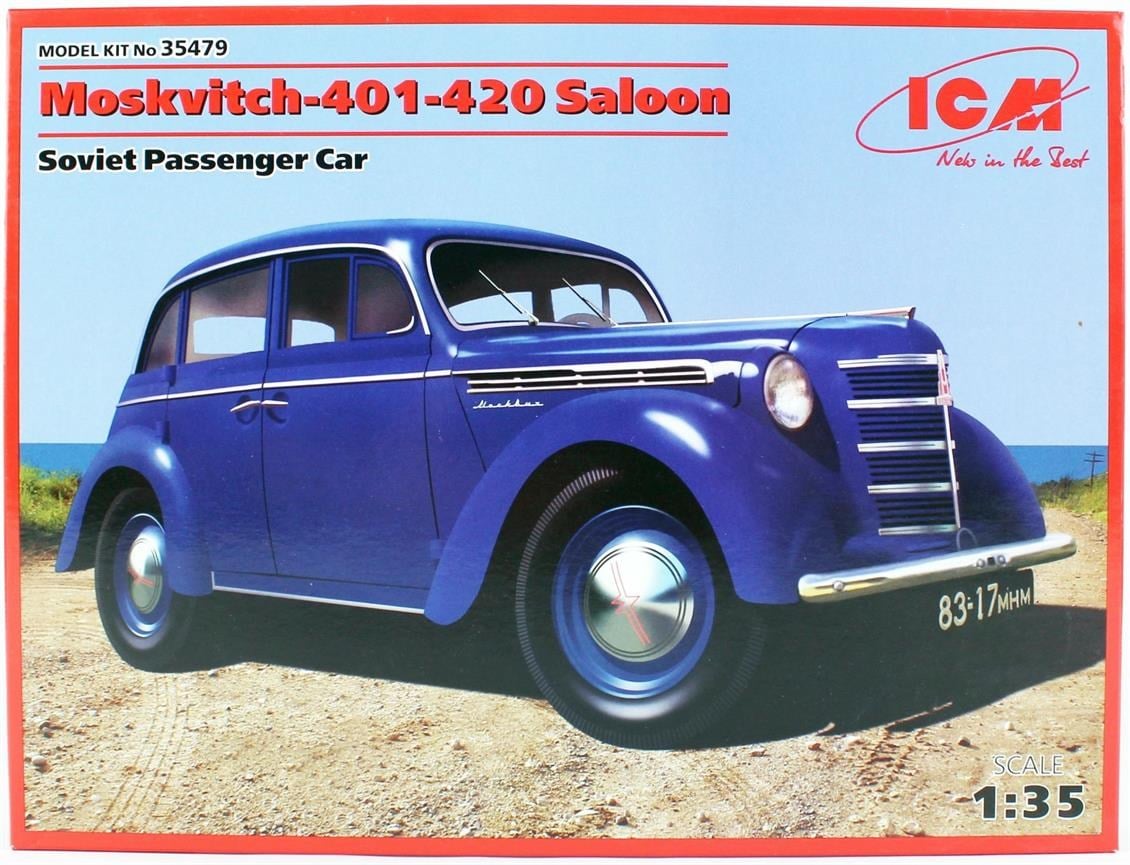 ICM 1/35 Ölçek, Moskvitch-401-420 Saloon, Soviet Passenger Car