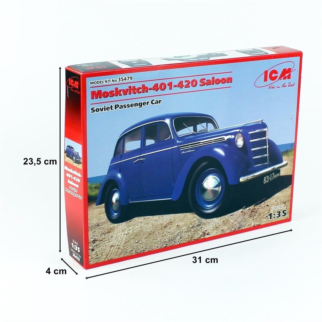 ICM 1/35 Ölçek, Moskvitch-401-420 Saloon, Soviet Passenger Car