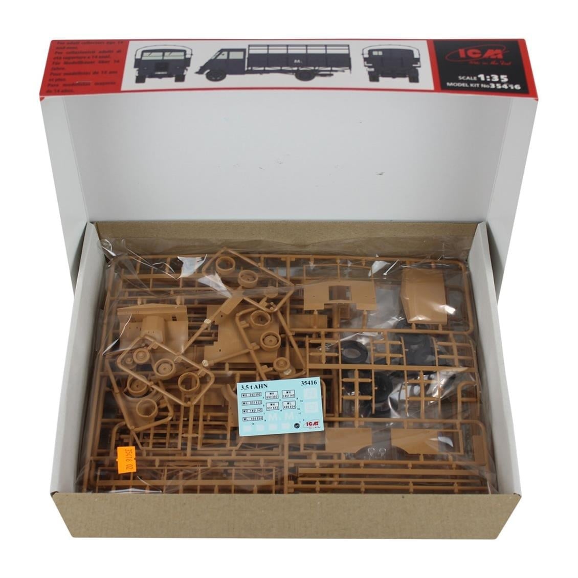 ICM 35416 1/35 Ölçek, Lastkraftwagen 35 t AHN WWII German Arm