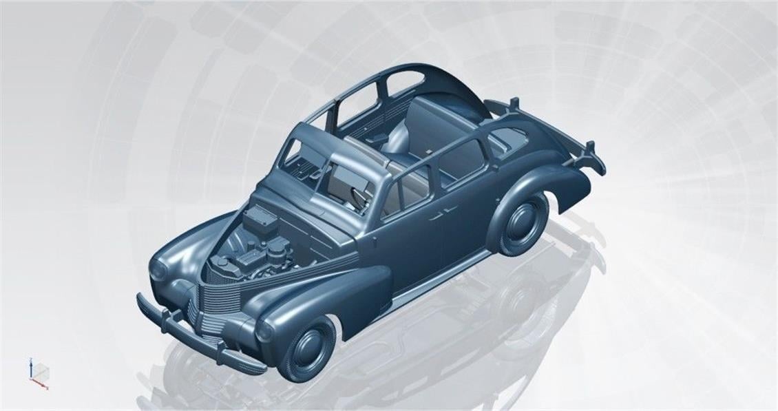 ICM 35475 Kapitän Saloon, WWII German Staff Car